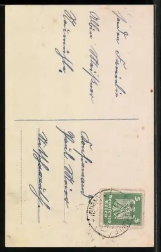 Foto-AK NPG Nr. 7693/5: Junge im Anzug mit Fliege, Glückwunsch zur Konfirmation