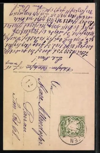 Foto-AK NPG Nr. 984/8: Stadtkind mit einem Reifen