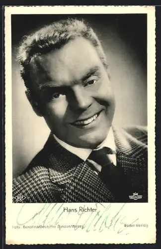 AK Schauspieler Hans Richter in Das Donkosakenlied