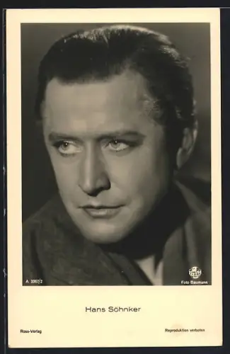 AK Schauspieler Hans Söhnker