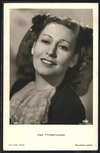 AK Schauspielerin Heli Finkenzeller, Portrait