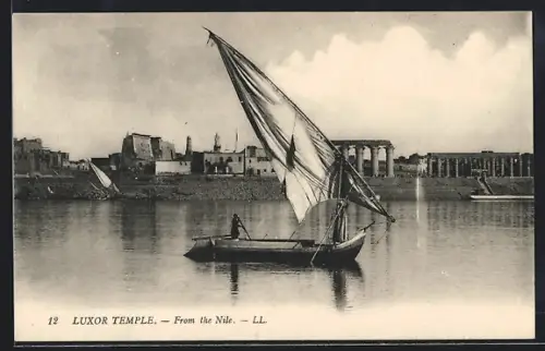 AK Louqsor, Le Temple vu du Nil