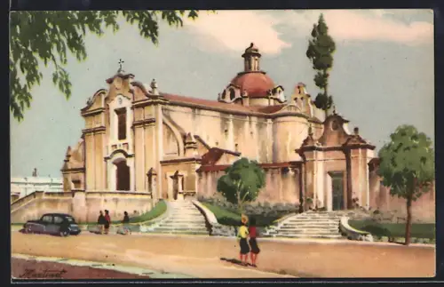 Künstler-AK Córdoba, Alta Gracia, La Iglesia
