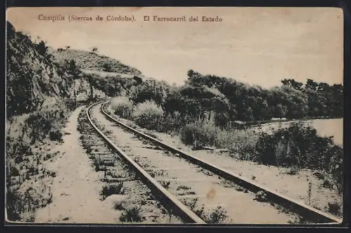 AK Cosquín /Sierras de Córdoba, El Ferrocarril del Estado