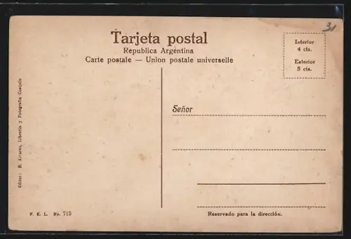 AK Cosquín /Sierras de Córdoba, El Ferrocarril del Estado