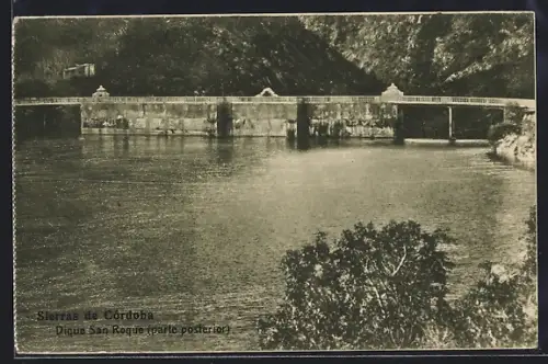 AK Sierras de Córdoba, Dique San Roque parte posterior