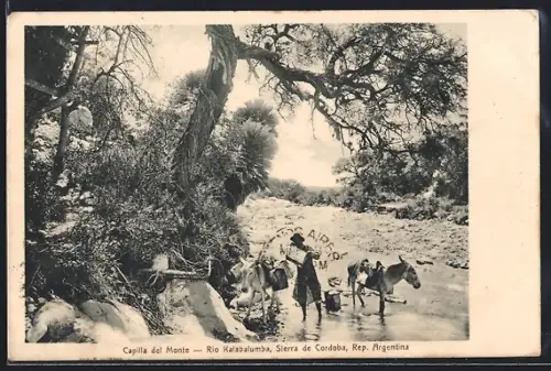 AK Sierras de Cordoba, Capilla del Monte, Rio Kalabalumba