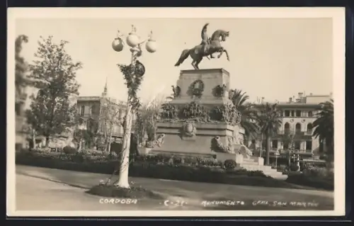 AK Córdoba, Monumento Gral. San Martín