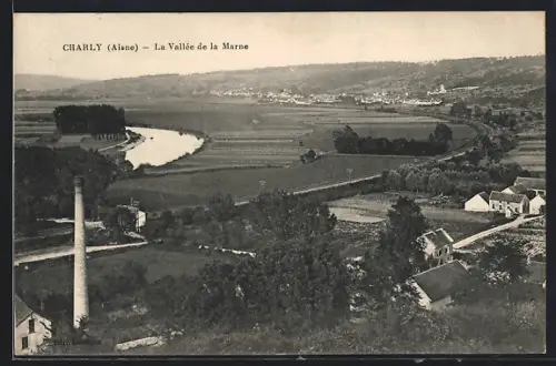 AK Charly /Aisne, La Vallée de la Marne