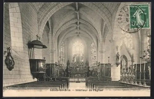 AK Condé-en-Brie, Intérieur de l`Eglise