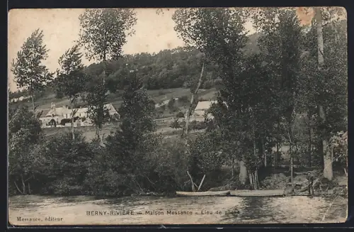 AK Berny-Rivière, Maison Messance, Lieu de pêche