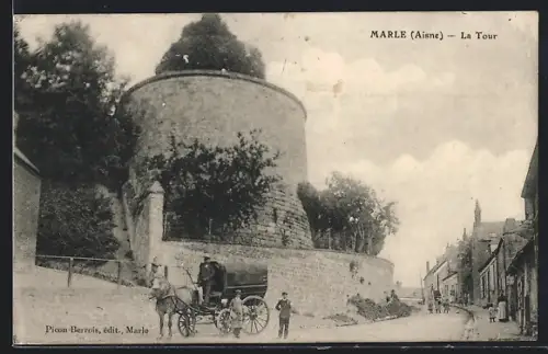AK Marle /Aisne, La Tour