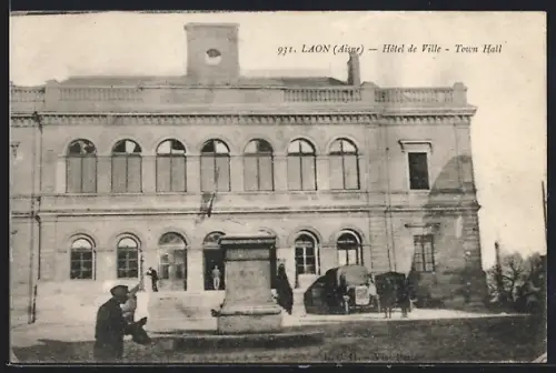 AK Laon /Aisne, Hôtel de Ville