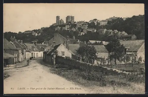 AK Laon, Vue prise de Saint-Marcel