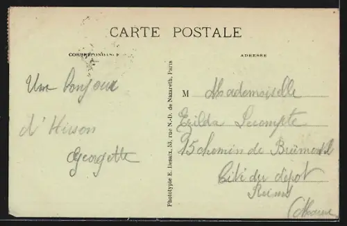 AK Hirson, Vue sur l`Oise