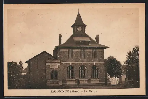 AK Jaulgonne /Aisne, La Mairie
