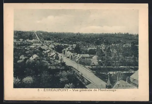 AK Étréaupont, Vue générale de Montvinage