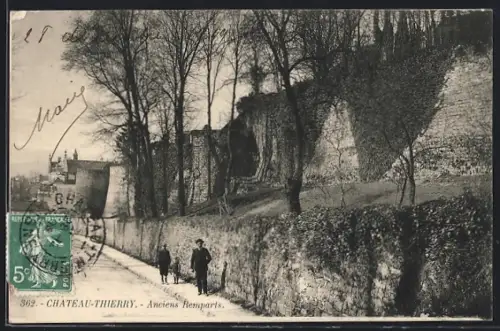 AK Chateau-Thierry, Anciens Remparts