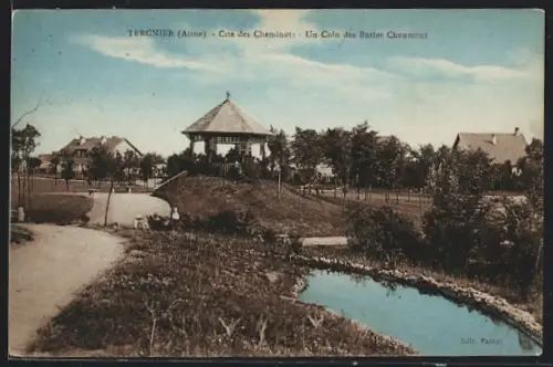 AK Tergnier /Aisne, Cité des Cheminots, Un Coin des Buttes Chaumont