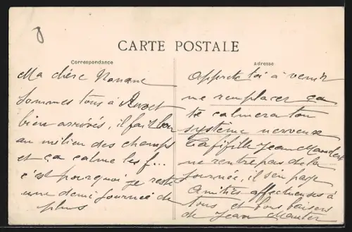 AK Saulchery, Vue Générale prise de la Marne