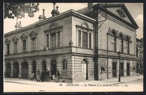 AK Soissons, Le Théâtre et le Poste de Police