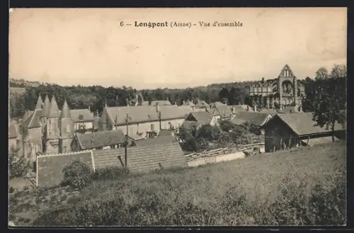 AK Longpont /Aisne, Vue d`ensemble