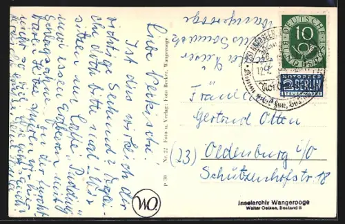 AK Wangerooge, Café Pudding, Partie am Strand, Robbe