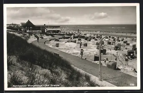 AK Wangerooge, Am Strande, Strandkörbe