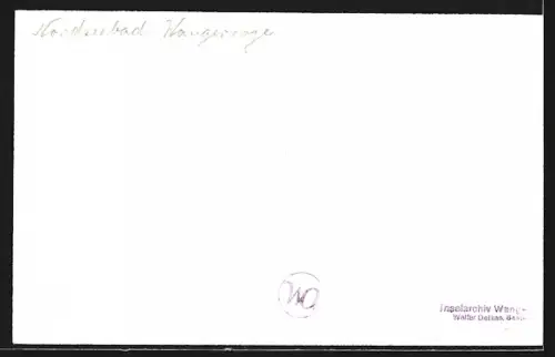 AK Wangerooge, Partie im Ort