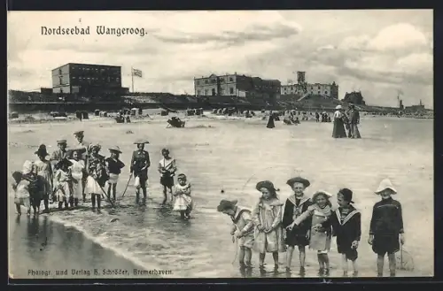 AK Wangeroog, Strand mit Kindern