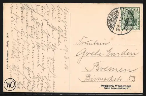 AK Wangeroog, Partie am Strand