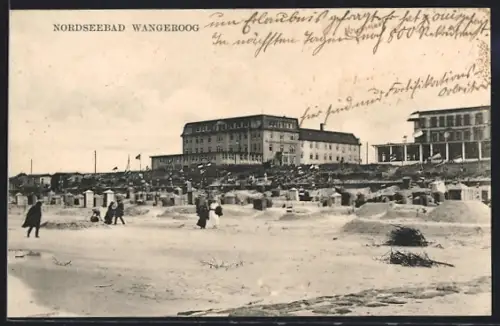 AK Wangeroog, Strand mit Strandkörben