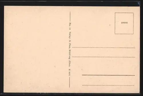 AK Mühlberg /Elbe, Am Hafen