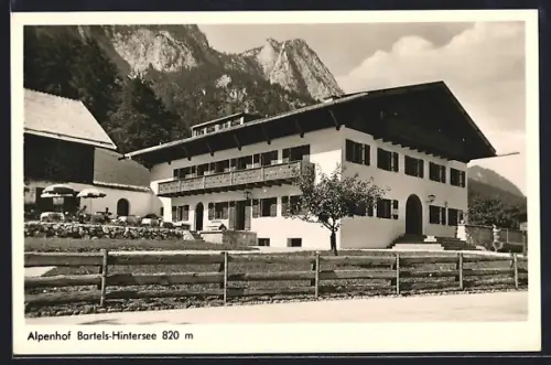 AK Hintersee / Ramsau, Alpen-Fremdenheim Bartels