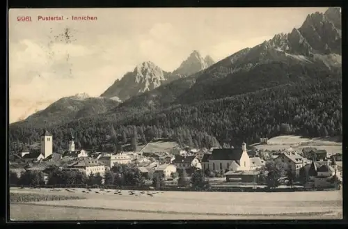 AK Innichen im Pustertal, Ortspanorama
