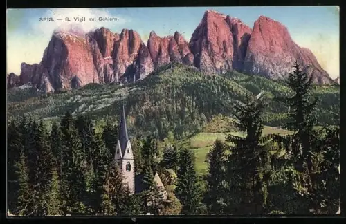 AK Seis, S. Vigil vor dem Schlern