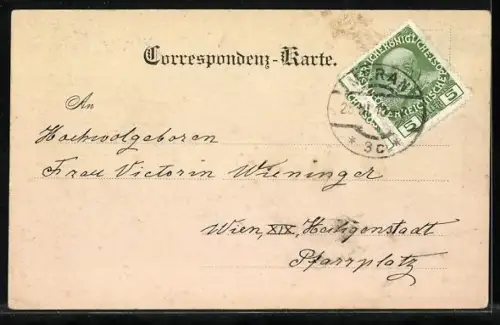 AK Sterzing, Rathaus-Saal, Innenansicht