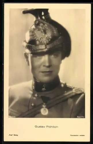 AK Schauspieler Gustav Fröhlich im Kostüm einer Filmrolle
