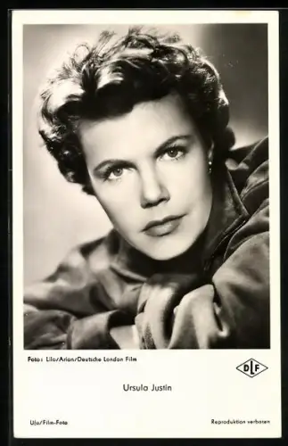 AK Schauspielerin Ursula Justin in dem Film Geld aus der Luft