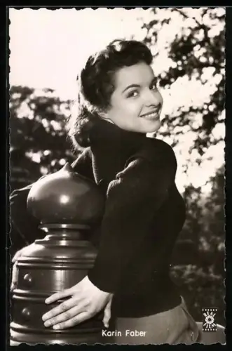 AK Schauspielerin Karin Faber in dem Film Das Herz von St. Pauli