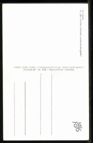 AK Schauspielerin Vivi Bach in dem Film Wir wollen niemals auseinandergehn