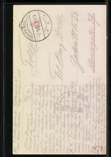 AK Schauspielerin Adele Schönbrunn mit fragendem Blick