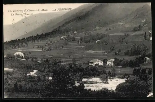 AK La Ferrière, Le Grand Thiervoz et paysage montagnard