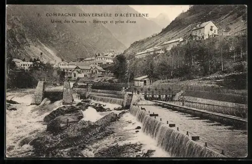AK Clavaux, Usine des Clavaux, Barrage et prise d`eau