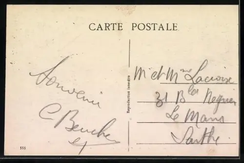 AK Grenoble, Rue Félix Paulat et l`église St-Louis