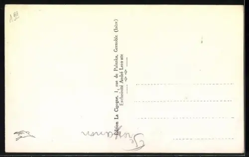 AK Alpe d`Huez, La Chapelle et les Grandes Rousses sous la neige