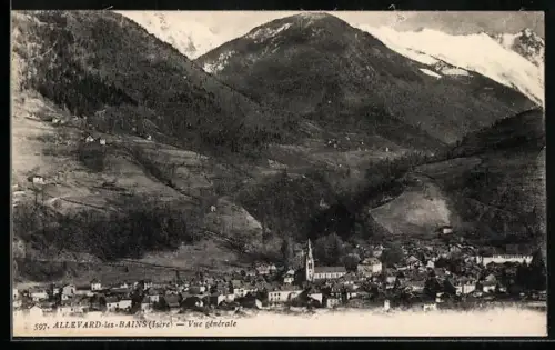 AK Allevard-les-Bains /Isère, Vue générale