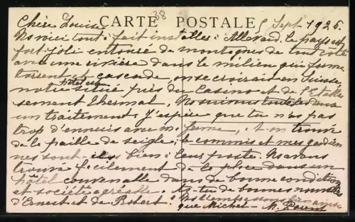 AK Allevard-les-Bains /Isère, Vue générale