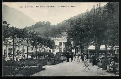 AK Allevard-les-Bains, Le Parc et le Casino