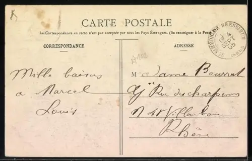 AK St-Siméon-de-Bressieux /Isère, Vue générale, 1re partie